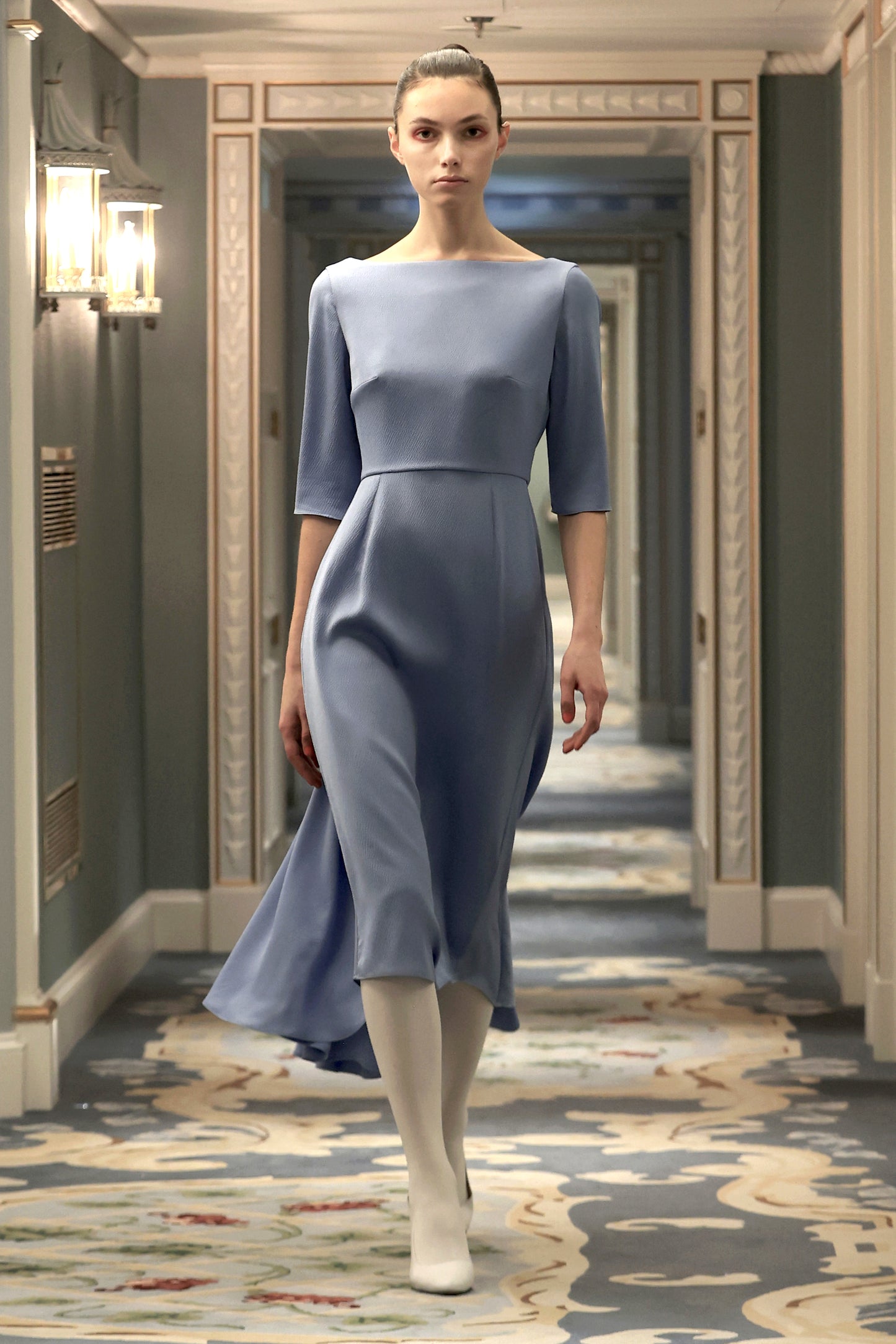 High Neck Sleeve Blouse