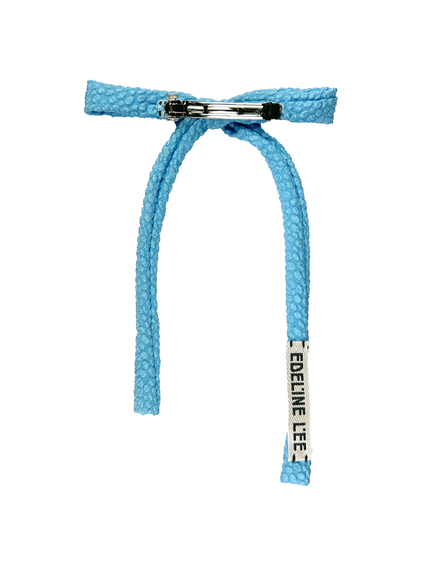 Flou Bubble Jacquard Floppy Bow Hair Barrette