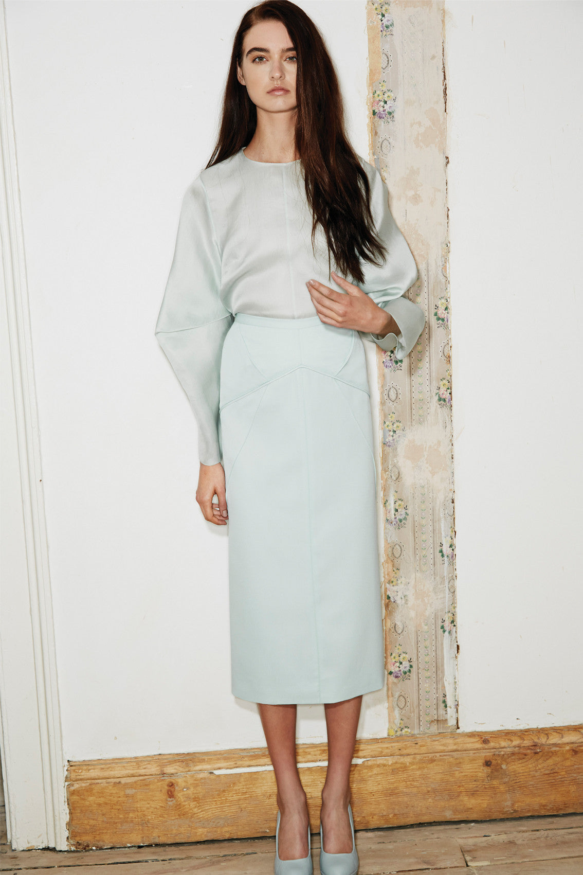 Entablature Pencil Skirt