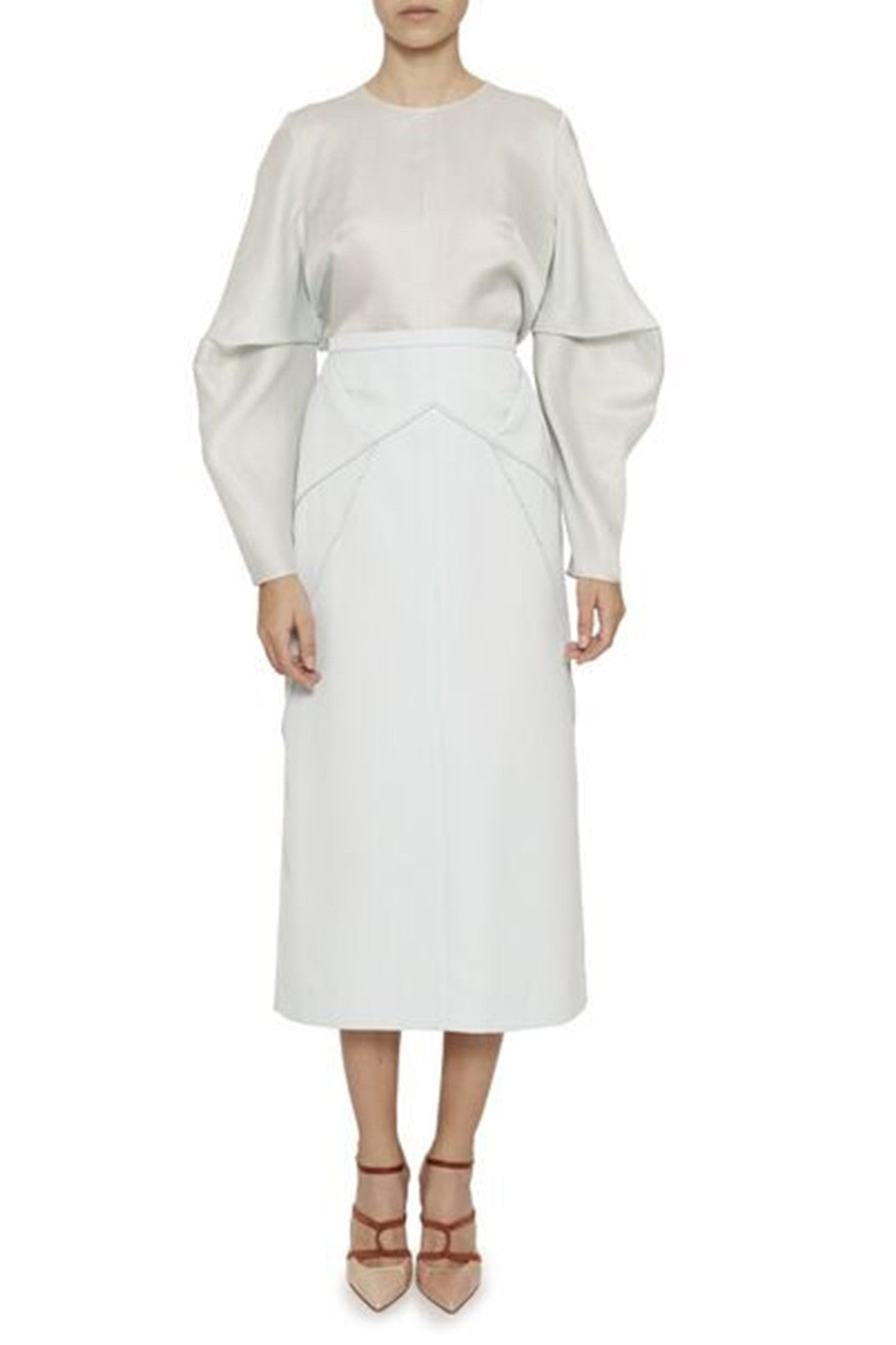 Entablature Pencil Skirt
