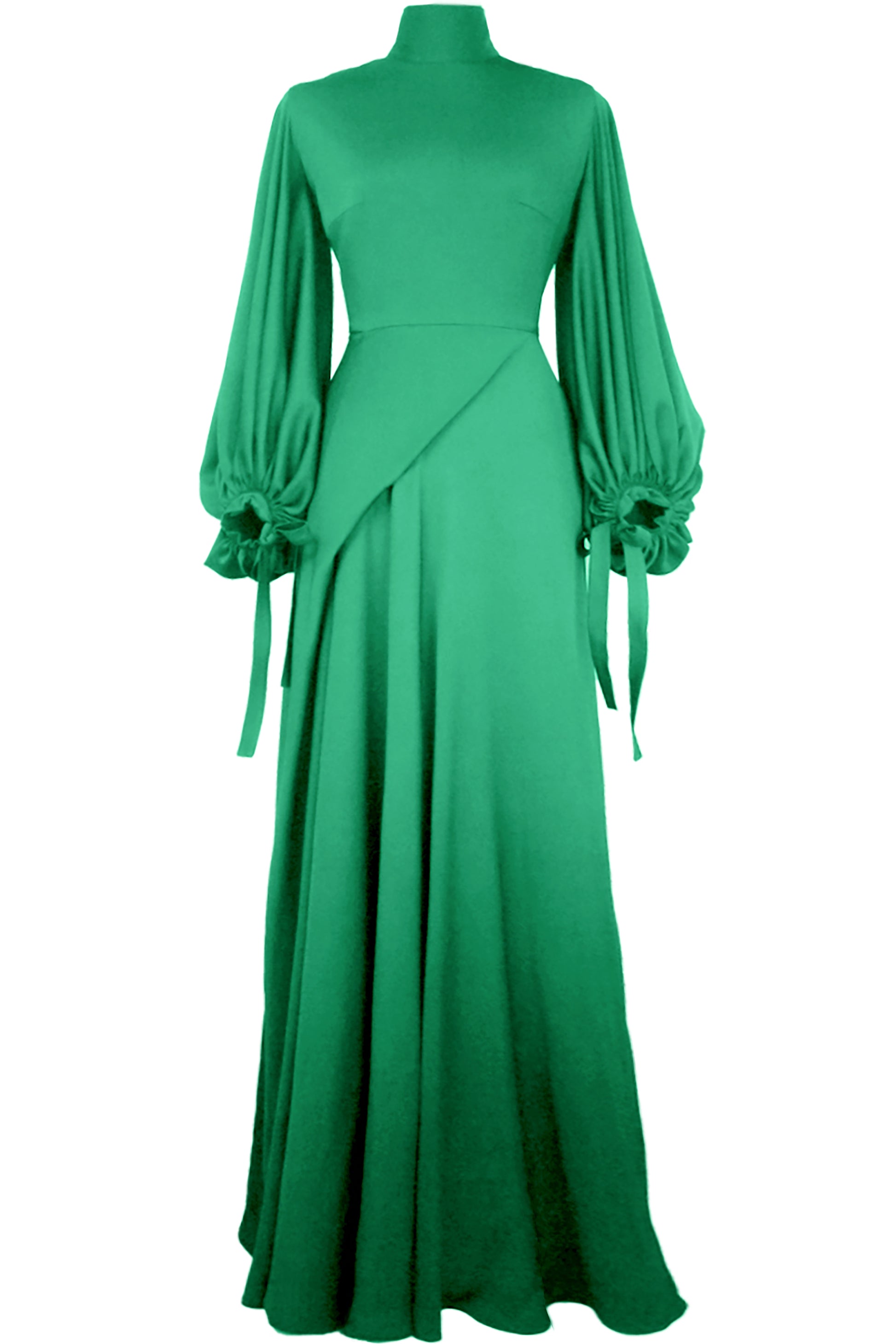 edeline lee green dress Edeline Lee - Green Bubble Pina Midi Dress