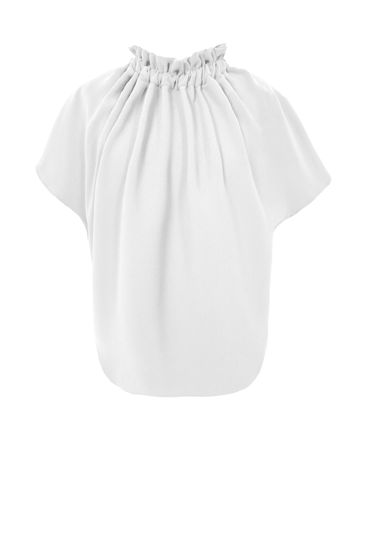 Edeline Lee - Short Ruff Blouse Black Georgette Champion – EDELINE LEE