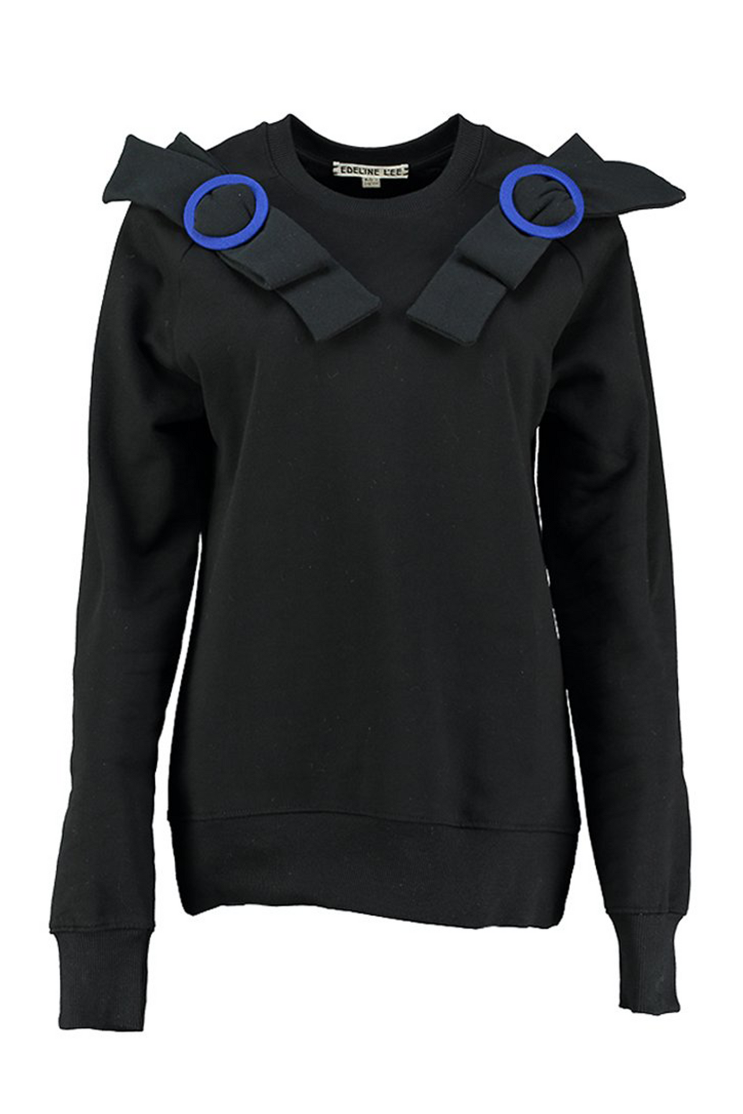 Epaulette Bow Sweatshirt