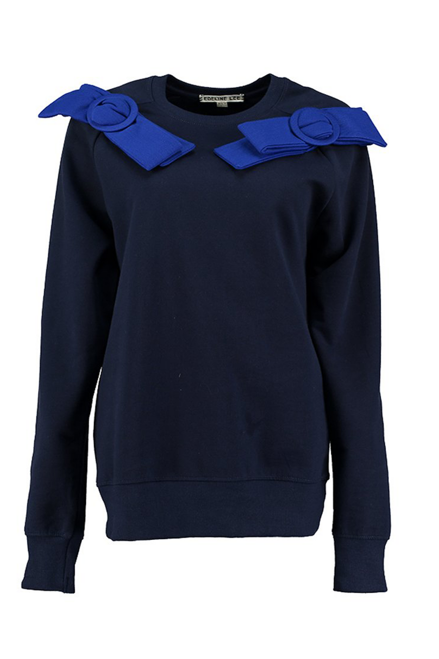 Epaulette Bow Sweatshirt