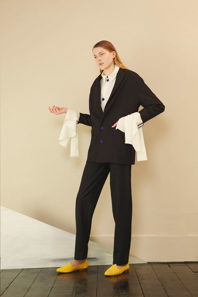 Flat Front Ogee Trousers
